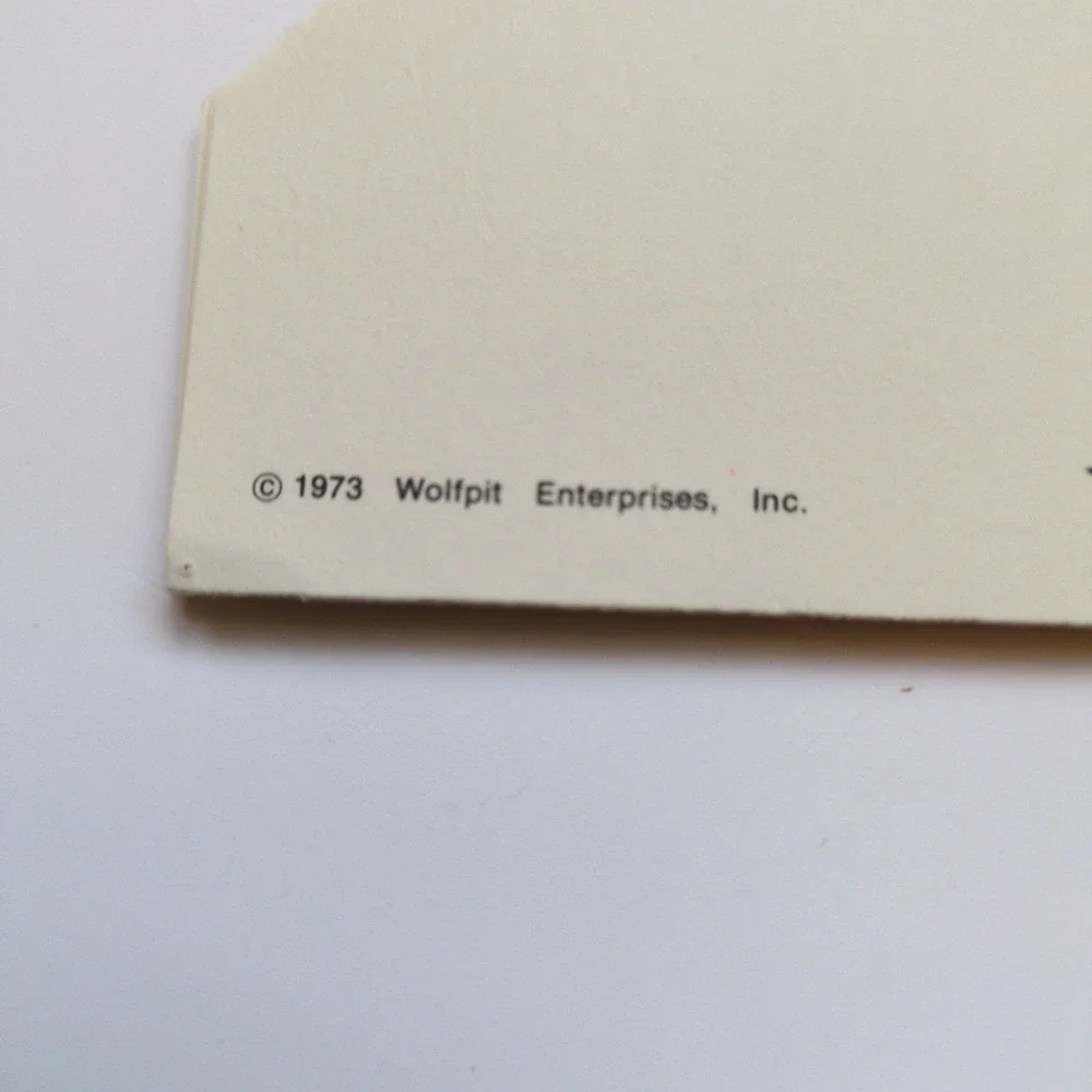 Vtg 1973 Valentine's Day Greeting Card - Joan Walsh Anglund‎ Art Hallmark